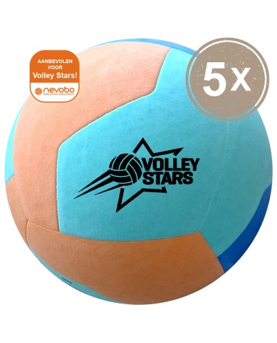 Gala pakket 5 stuks:  Jeugd-/Minibal Soft 170g Oranje/Blauw/Groen